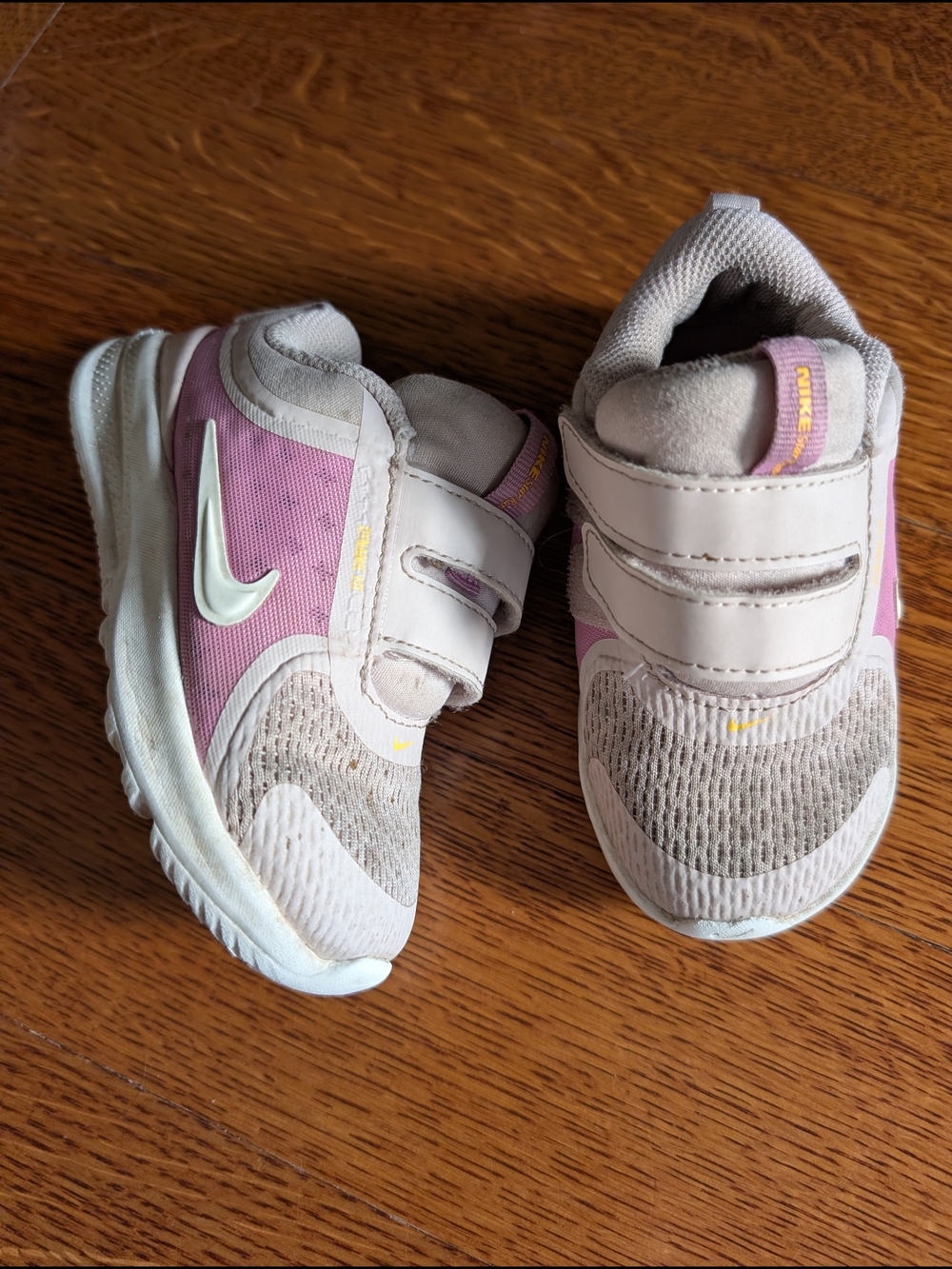Nike Kids' Pink and Beige  Athletic Shoes Toddler Girl Size 7